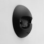 2 colgadores de pared Napier Ø120mm plástico negro Emuca