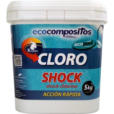 Cloro Shock acción rápida 5Kg Kabra