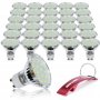 Lote de 30 lámparas dicroicas 18 Leds GU10 4.6W 6000K GSC Evolution