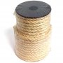 Carrete de cordelería sisal torcida 10mm 15mts HCS