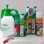 Set 4 productos Canabium para cultivo de cannabis + insecticida natural spray 500ml + pulverizador a presión 2L + regadera 5L