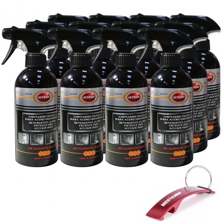 Limpiador de acero inoxidable AUTOSOL Stainless Steel Power Cleaner caja de 12 puloverizadores de 500ml