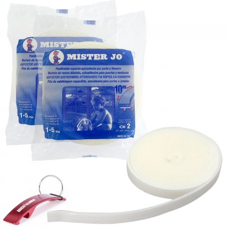 Pack de burletes de poliuretano 25mmx10m Mister Job