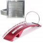 Lote de 50 rejillas de ventilacion planas aluminio 17x17 Orfesa