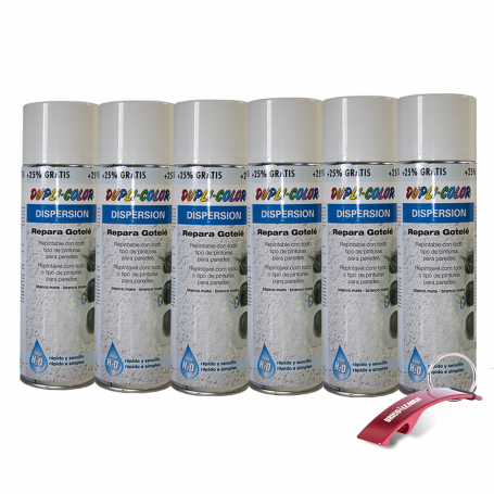 Spray repara gotelé 6 botes de 400ml Motip