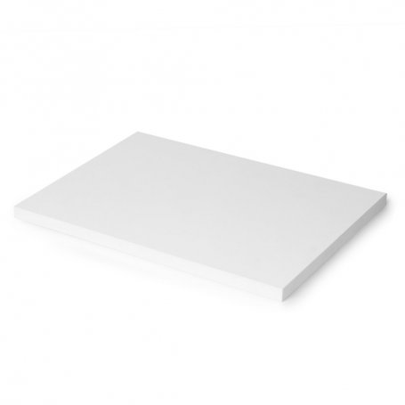 Tablero para mesa, 1150x750mm, espesor 30mm, Madera, Pintado blanco - Emuca