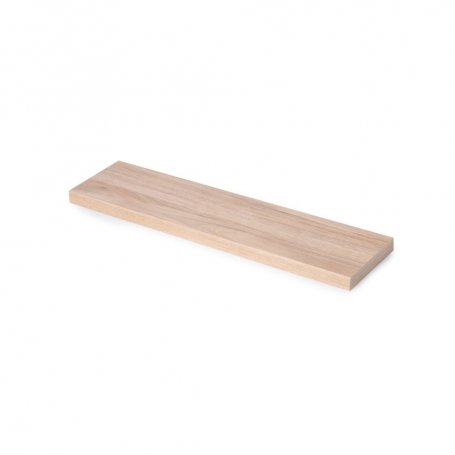 Tablero para baldas de estante, 600x200mm, espesor 30mm, Madera, Efecto roble - Emuca