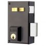 CERRADURA SOBREPONER 56A TIRADOR IZQUIERDA 70MM PINTADO YALE AZBE