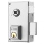 CERRADURA SOBREPONER 56B 70MM MANILLA IZQUIERDA NIQUELADO YALE AZBE