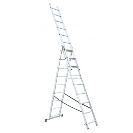 Escalera Extensible, Aluminio, 3x12P - MADER®