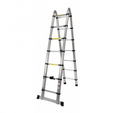Escalera Extensible, Articulada, 7+7P, Aluminio - MADER®