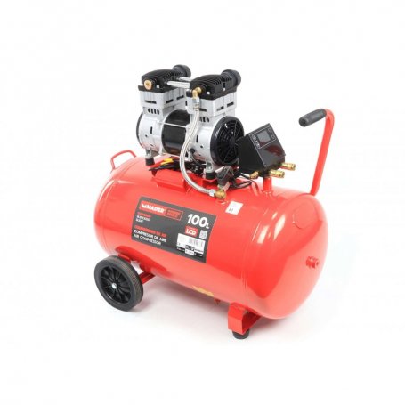 Compresor de Aire, con LCD, 100L, 2hp, Silencioso - MADER®