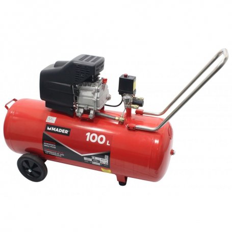 Compresor de Aire, Monobloco, 100L, 2hp - MADER®