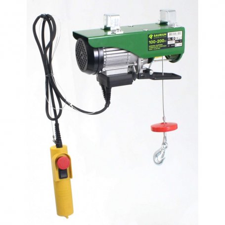 Cabrestante Eléctrico, 100-200Kg - SAURIUM®