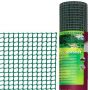 Malla plastico cuadrada cuadranet 12 verde 1x25m 11x11mm Intermas