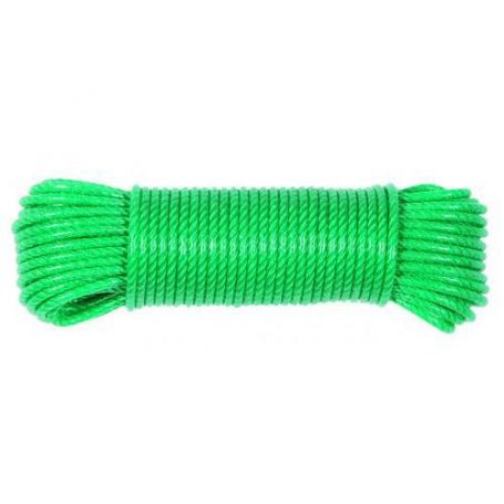 Madeja de cuerda forrada verde 15mts HCS