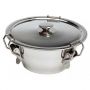 Flanero inoxidable con tapa ø20x10cm IMF