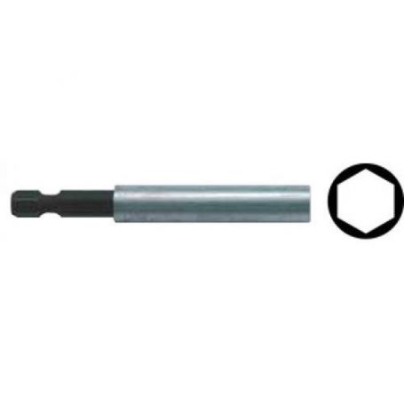 Porta puntas magnetico con circlip ¼” 74mm Leman