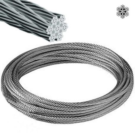 Comprar Cable acero inoxidable ø4mm 7x7+0 Cursol Bricol...