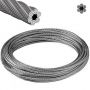 Cable acero galvanizado ø6mm 6x19+1 rollo 25m Cursol