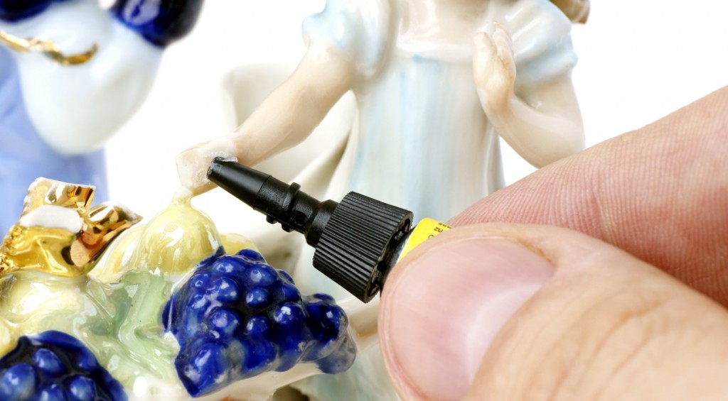 Pegando porcelana