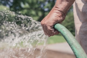 Una de las desventajas de estos tipos de pulverizadores para jardín es que necesitan, como su nombre lo indica, de una manguera para funcionar