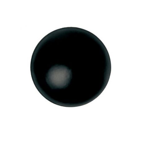 40mm glatte , runde Nagelplatte schwarz Modell 19 Emilio Tortajada