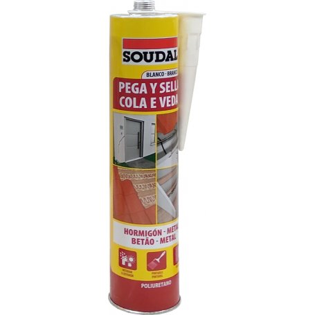 Polyurethanmasse 300ml weiße Paste und Dichtung Soudal