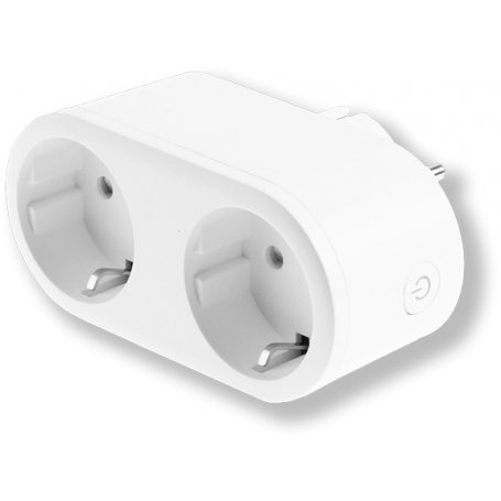 ▷ Smart WiFi mit Doppelstecker 110-240V 16A Verbrauchszähler