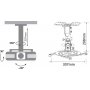 Deckenhalterung für Projektoren GSC-Evolution