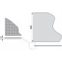 Protective Slip Schublade grau Kunststoff Küchentextilien 20m Emuca