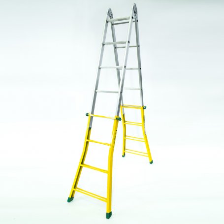 Misch Stahl und Aluminiumleiter MULTI 4 + 5 Plabell