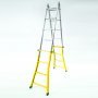 Misch Stahl und Aluminiumleiter MULTI 4 + 5 Plabell