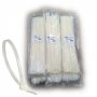 540x7.6 weißes Zahnflansch Nylon 6 Beutel von 100 Einheiten / bag Kabra