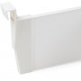 Registersatz einstellbar Schubladen weiß Aluminium 900mm Emuca