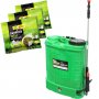 Kit Drucksprüher 16L 12V-Batterie MacPower + herbizid Konzentrat 50g Gesamt Blume