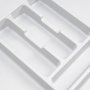 Optima Besteckschublade Küche Vertex / 500-Modul-Konzept 400mm 16mm weiß board Emuca