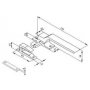 Druckverschluss rechts / links Aluminium Cufesan