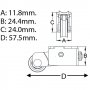 Box 10 verstellbar Radlager hohe Inasa Cufesan