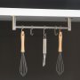 Klebeaufhänger 5 Haken Edelstahl Emuca