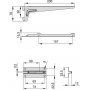 Set Wandbefestigungsplatten und Halterungen für Jagmet 230 weiß lackiertes Stahlregal Emuca