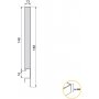 Set mit 5 Sets für Concept Küchenschubladen Höhe 185 mm Tiefe 450 mm Absenkautomatik Anthrazitgrau Stahl Emuca