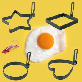 Pack 4 Formen Moka Spiegelei Ibili