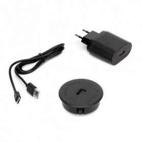 Cargador inalámbrico Airtop 2 negro USB-A D.60mm 10W Qi superficie - Emuca