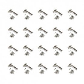 Bisagras Rectas X91 Cierre Suave 5x9.5mm Acero Niquelado - Emuca