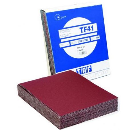 feuille de tissu de corindon 230x280 Taf TF41 grain 50