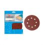 disques Velcro Ø115 8 trous de grains 40-6 unités Leman