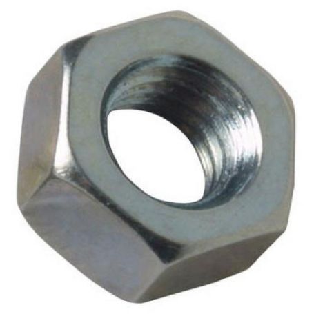 10mm galvanisé écrou hexagonal (blister 7 unités) FER