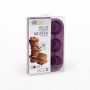 Moule silicone muffin 6 cav. Violett 24,5x16,5x3.5cm lifestyle