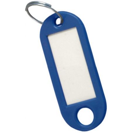 Porte-étiquette bleu clé (sac 50 unités) cufesan